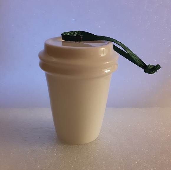 Starbucks 2016 White and Green Logo Siren Ornament - Picture 3 of 4